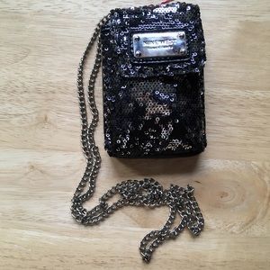 NWOT Nine West sequin wallet/purse with chain